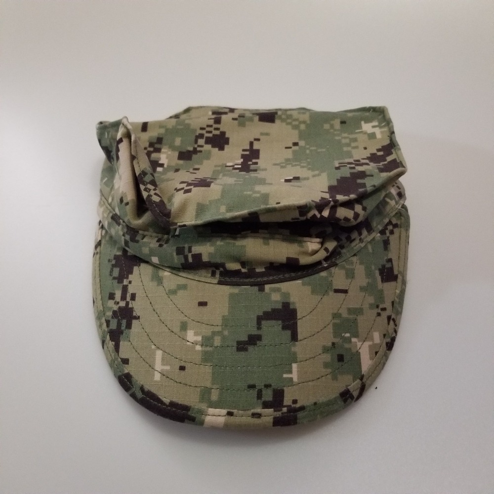 US Navy Working Cap Type III Digital Camo Size 7 Sekri Industries Ripstop